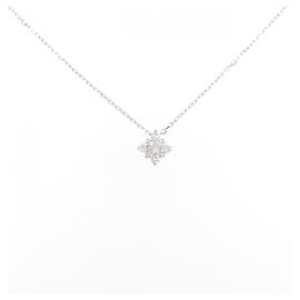 Autre Marque Collana con Diamanti K18WG Argento