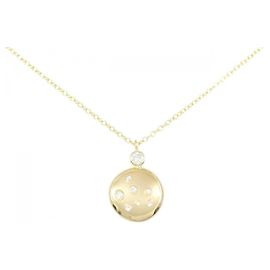 Autre Marque Collier en diamant Au750 Doré