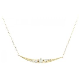 Autre Marque Collier en diamant Au750 Doré