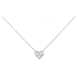 Tiffany & Co Colar Tiffany Sentimental de platina e diamantes Prata