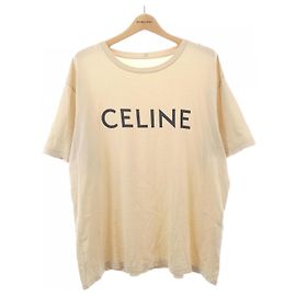 Céline Camiseta de algodón CELINE Beige