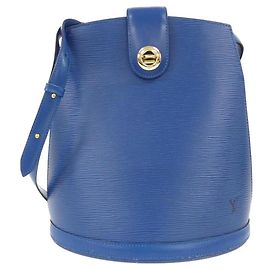 Sac à l'épaule Louis Vuitton Epi Cluny en cuir Bleu