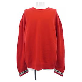 Louis Vuitton LV Cuffs Kaschmir-Rundhalspit Strickpullover Rot