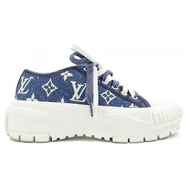 Baskets Louis Vuitton LV Squad Bleu