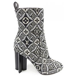 Botas Silhouette Line Louis Vuitton Marrom Preto