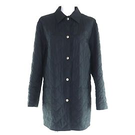 Salvatore Ferragamo Polyester Jacket Black
