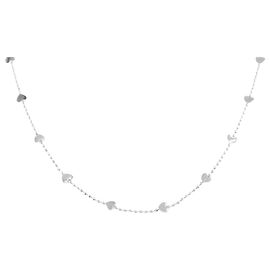 Autre Marque Collar de corazón en oro blanco 750 Dorado