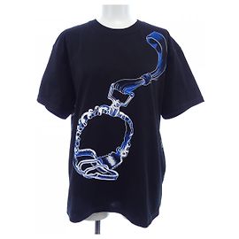 Hermès Hermes ETRIERS Cotton TShirt Black