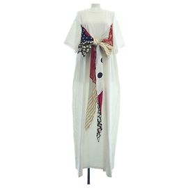 Maison Martin Margiela Vestido MM6 Cut Blanco
