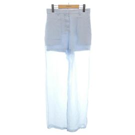 Burberry Silk Pants Blue