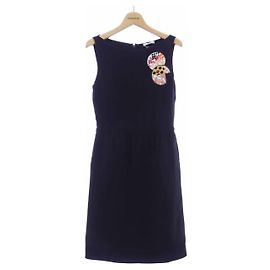 Seidenkleid Fendi FD8654 W41 Schwarz