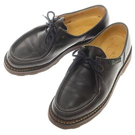 Autre Marque Paraboot Michael Leder Derby Schuhe Schwarz