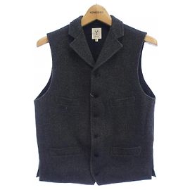 Autre Marque Scye Wool Vest Brown