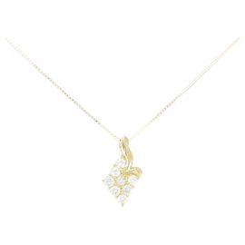 Autre Marque Collier en diamant Au750 Doré