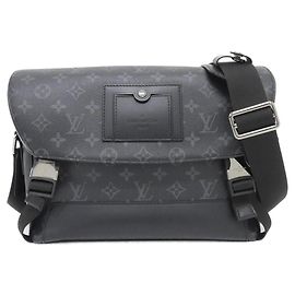 Sac à bandoulière Louis Vuitton Monogram Eclipse Messenger Voyage Noir