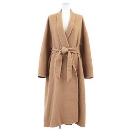 Autre Marque Abrigo BLAMINK Camel 100% Castaño Camello