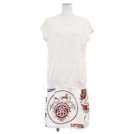 Hermès Hermes Twillene Seidenstrickkleid Andere Roh