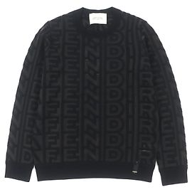 Suéter de lã Fendi×Marc Jacobs Marrom Preto