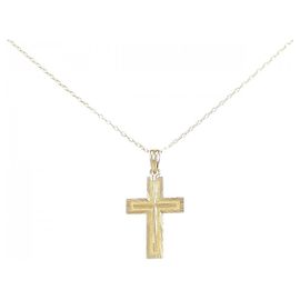 Autre Marque Collana Croce Au750 D'oro