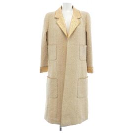 Chanel Coat Beige Golden