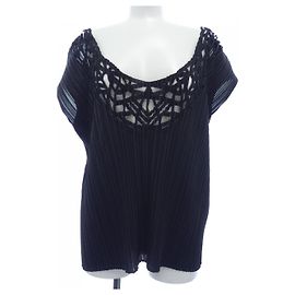 Autre Marque Top Pleats Please Negro