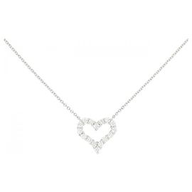 Tiffany & Co Tiffany Sentimental Heart Mini Platin-Halskette Silber