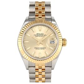 Rolex Datejust Edelstahl Automatik Golden