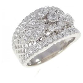 Autre Marque Heiwado Platinum950 Diamond Ring Silber