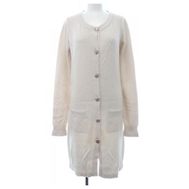 Cardigan lungo Chanel 100% cashmere Beige