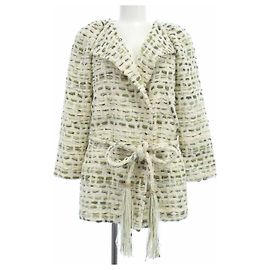 Chanel P57979V43981 Collarless Jacket Beige