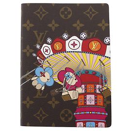 Louis Vuitton Cahier Clemence Monogram Notebook Brown