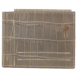 Autre Marque Felisi Ledergeldbörse Grün Khaki