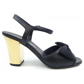 Chanel Lambskin Sandals Black