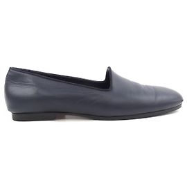 Hermès 40 Chaussures Bleu Bleu Marine