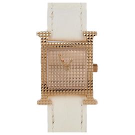 Hermès Reloj Hermes H Au750 Quartz Dorado