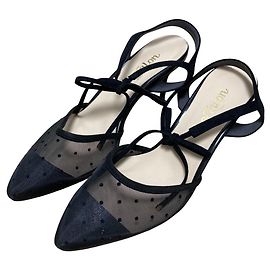 Autre Marque Sandales Le Talon Mesh Noir