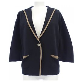 Autre Marque Support Surface Jacke Schwarz Beige