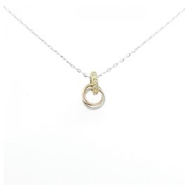 Autre Marque Collier en diamants tricolore Au750 Multicolore