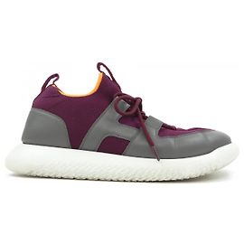 Baskets Hermès 212911Z41.5 Marron Rouge