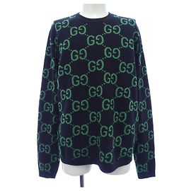 Suéter de lana GG Gucci Negro Verde