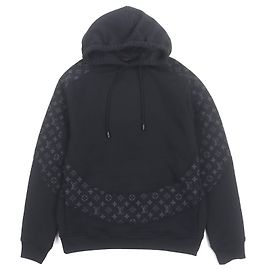 Louis Vuitton Baumwoll-Kapuzenpullover Schwarz