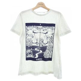 Camiseta de algodão Christian Dior Bege