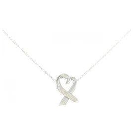 Colar Tiffany & Co. Loving Heart 925 Prata Prata