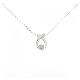 Autre Marque Collana con Diamanti Au750 Argento