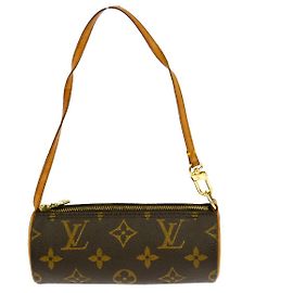 Louis Vuitton Papillon Pochette Monogram Canvas Mini Marron