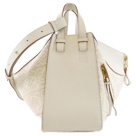 Bolsa de Ombro Loewe Hammock Small Branco