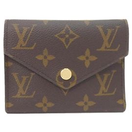 Cartera Victorine Monogram Louis Vuitton Castaño