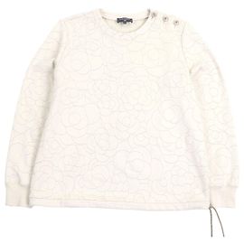 Chanel Camellia Sweatshirt aus Baumwolle Beige