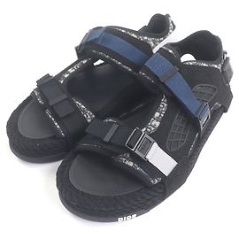 Sandali Atlas Oblique Sport Dior Nero