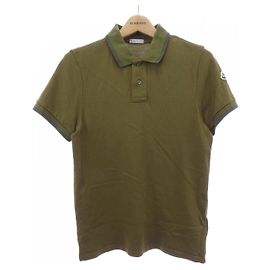 Polo de algodão Moncler Verde Caqui
